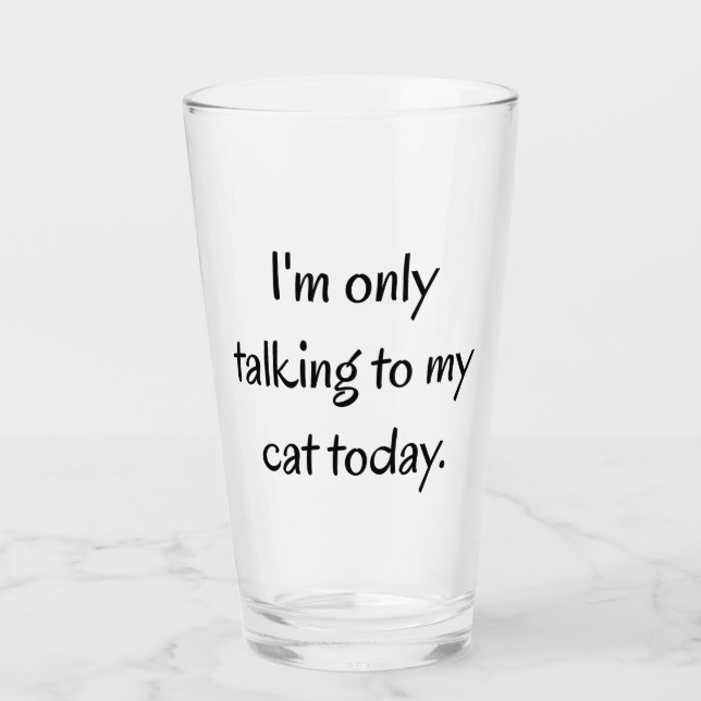 Sprechen mit meiner Katze Glas (Vorderseite)