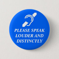 Sprechen Sie bitte Louder und deutlich