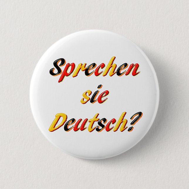 Sprechen Sie? Button (Vorderseite)