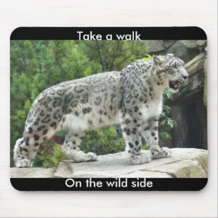 Sprechen Sie einen Weg auf der wilden Mousepad