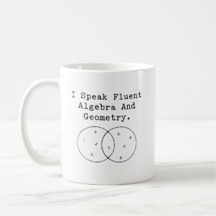 Sprechen Sie fließend Algebra und Geometrie Expert Kaffeetasse