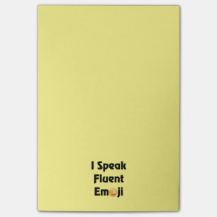Sprechen Sie fließendes Emoji Post-it Klebezettel