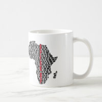 Sprechen Sie herauf Afrika-Tasse `