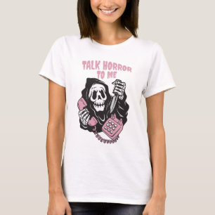 SPRECHEN SIE HORROR MIT MIR GRIM SENSENMANN TELEFO T-Shirt
