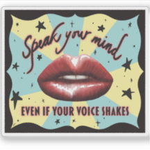 Sprechen Sie Ihren Geist, wählen Sie, Aktivist