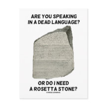 Sprechen Sie in einer toten Sprache oder brauche i