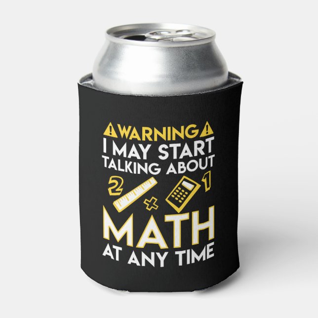 Sprechen Sie jederzeit über Mathematik Dosenkühler (Kanne Vorderseite)