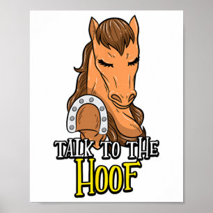 Sprechen Sie mit dem Hof - Cowboy Cowgirl Equidae Poster