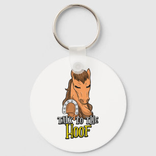 Sprechen Sie mit dem Hof - Cowboy Cowgirl Equidae Schlüsselanhänger