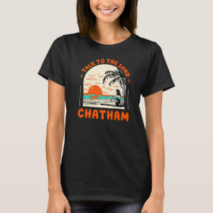 Sprechen Sie mit dem Massachusetts Beach Sand Chat T-Shirt