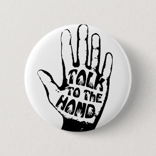 Sprechen Sie mit der Hand Button