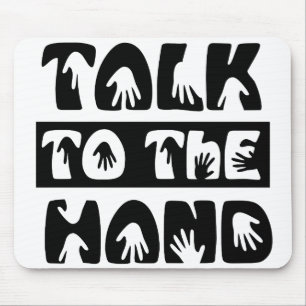 Sprechen Sie mit der Hand Mousepad