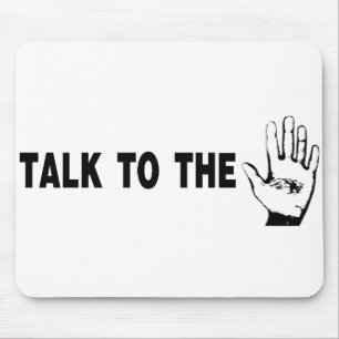Sprechen Sie mit der Hand Mousepad