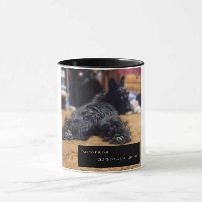 Sprechen Sie mit der Schwanz-Tasse Tasse (Zentrum)