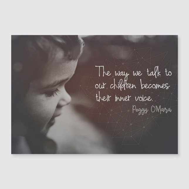 Sprechen Sie mit unseren Kindern Magnetkarte (Vorderseite)