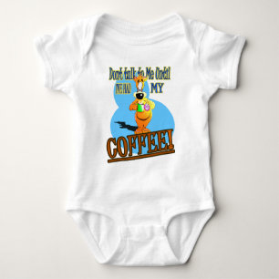 SPRECHEN Sie NICHT MIT MIR, BIS ich MEINEN KAFFEE Baby Strampler