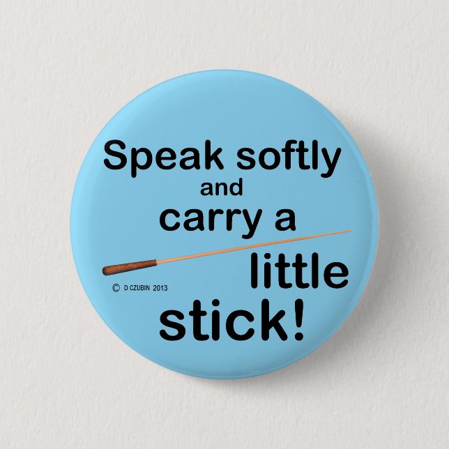 Sprechen Sie Softly Button (Vorderseite)