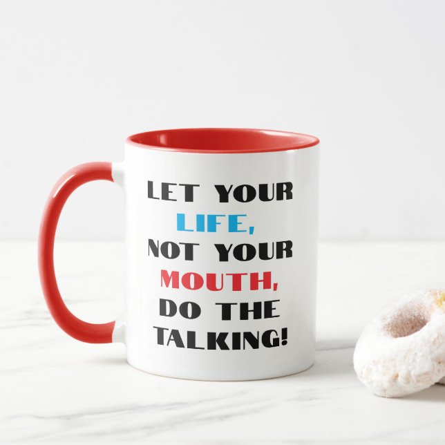 "Sprechen Sie" Tasse (Mit Donut)