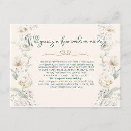 Sprechen Sie über unseren Tag - Vorschlag Postkarte