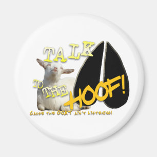 SPRECHEN SIE ZUM HUND! FUNNY GOAT SPRICHWORT MAGNET