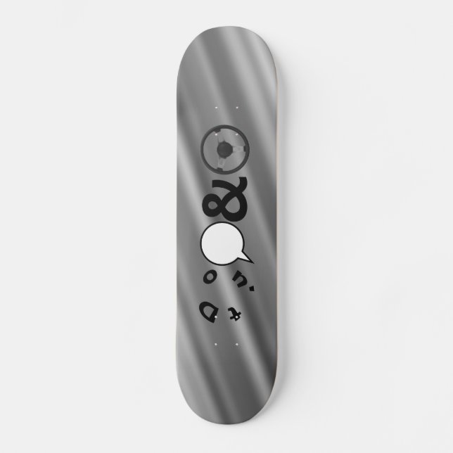 Sprechen und fahren Sie kein Skateboard (Vorderseite)