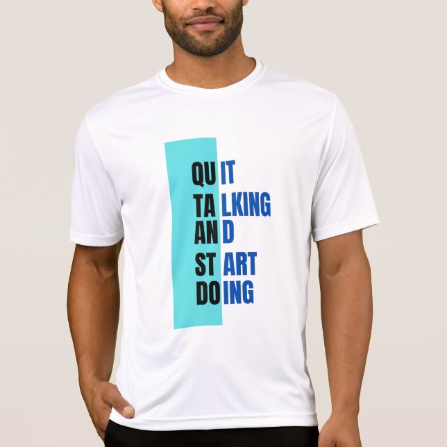 SPRECHEN UND T - SHIRT STARTEN (Vorderseite)