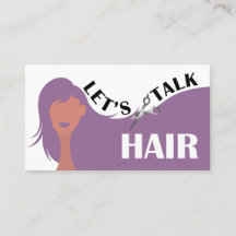 Sprechen wir über den QR-Code des Friseur-Lila Fri