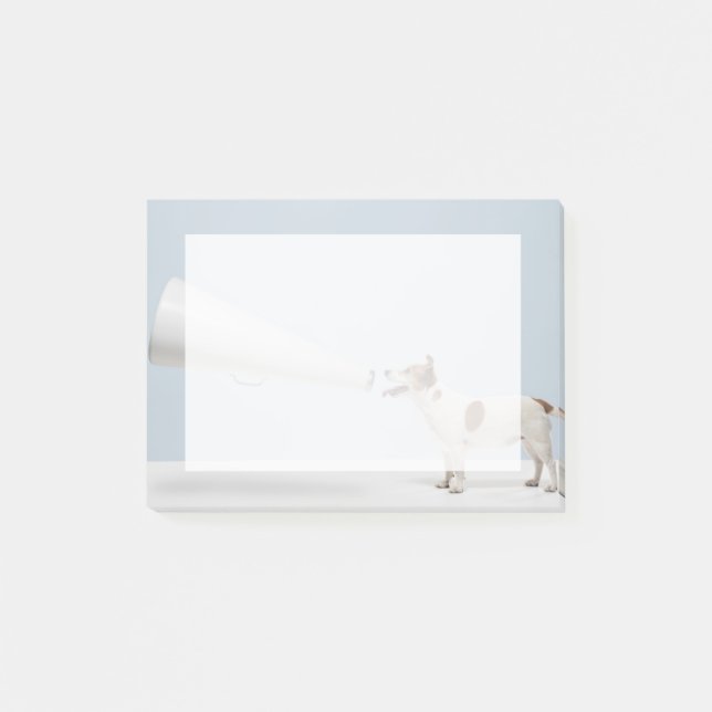 Sprechender Hund Getty Bild-| Post-it Klebezettel (Vorderseite)