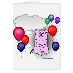 Sprechendes rosa Party-Schwein