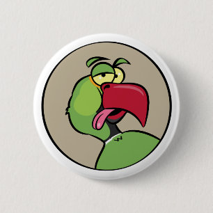 Sprecheninder Ringneck Papagei Button