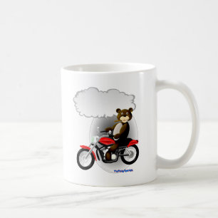 Sprechenradfahrer-Teddybär Kaffeetasse