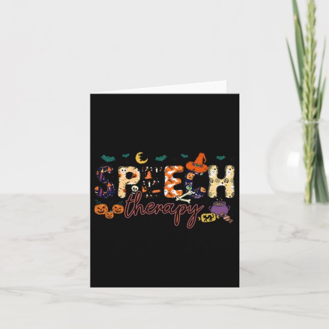 SprechsprachPathologe Speech Therapist Hallo Karte (Vorderseite)