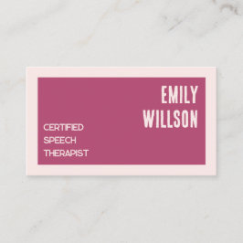 Sprechtherapeut Custom QR Visitenkarte