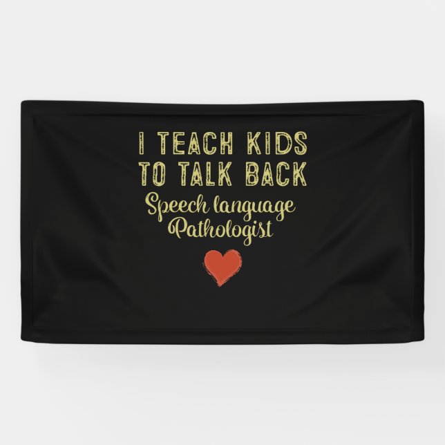 Sprechtherapeut SLP Speech Pathologe Banner (Horizontal)