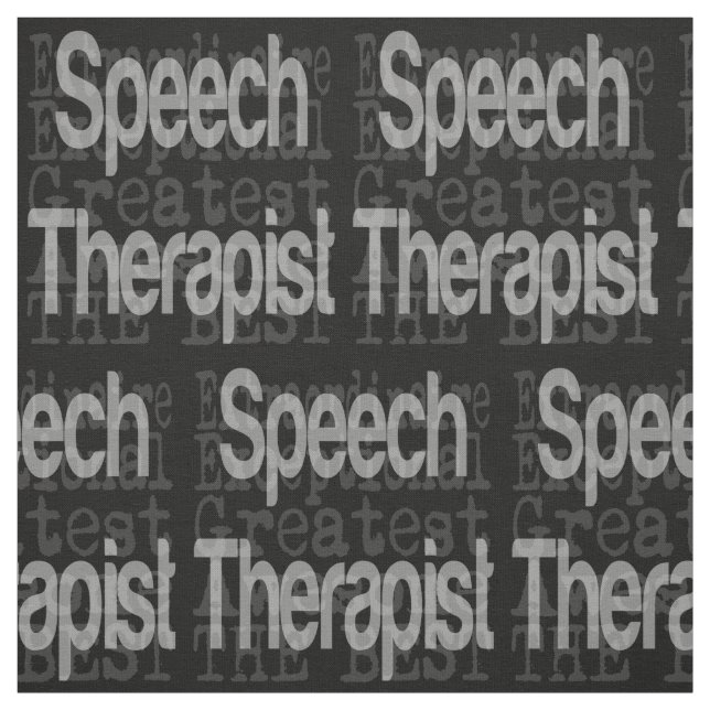 Sprechtherapeut Stoff (Muster)