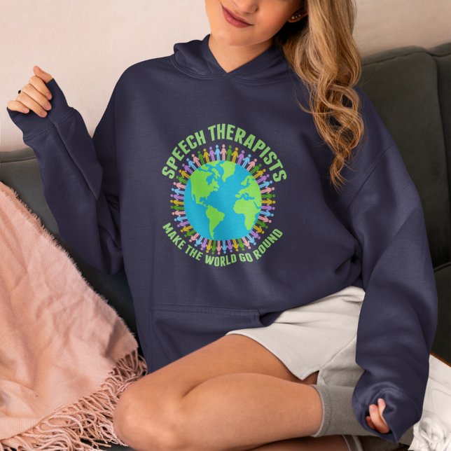 Sprechtherapeuten machen die Welt zu einer Niedlic Hoodie (Von Creator hochgeladen)