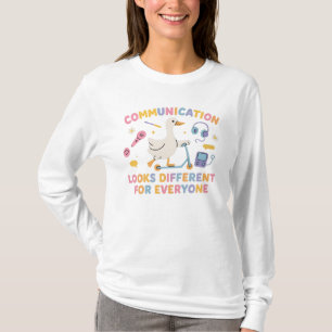 Sprechtherapie SLP Albern Gänsekommunikation sieht T-Shirt