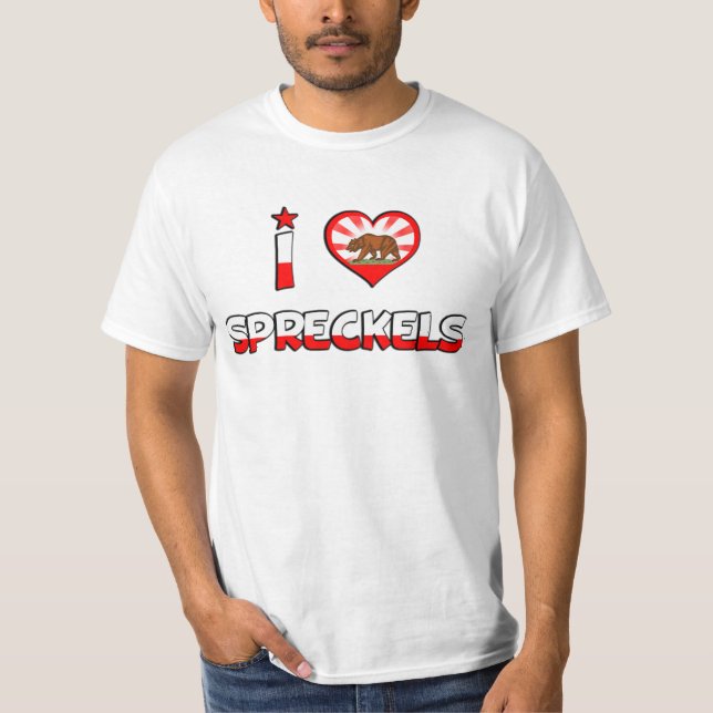 Spreckels, CA T-Shirt (Vorderseite)