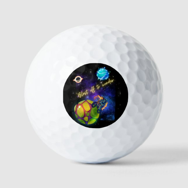 Sprengen Sie sich aus Golfball (Vorderseite)