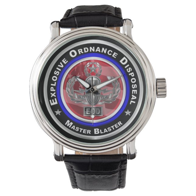 Sprengkörper-Entsorgung (EOD) Master Blaster Armbanduhr (Vorderseite)