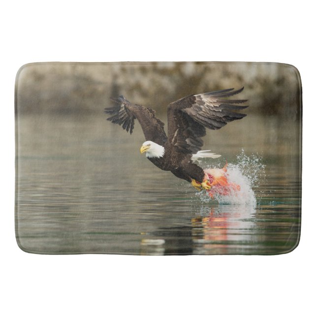 Sprengladender Adler Badematte (Vorderseite)