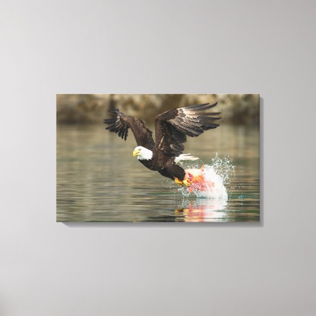Sprengladender Adler Leinwanddruck (Vorderseite)