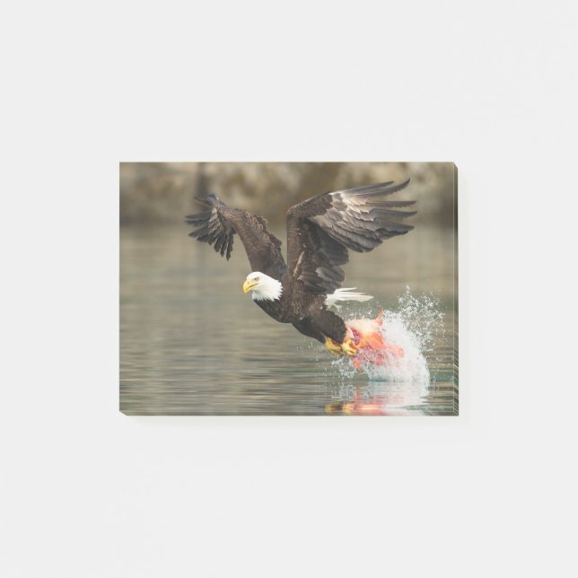 Sprengladender Adler Post-it Klebezettel (Vorderseite)