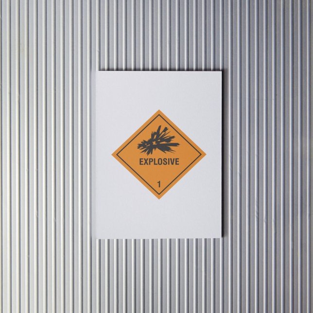 Sprengstoff-1-Etikett Aufkleber (Von Creator hochgeladen)