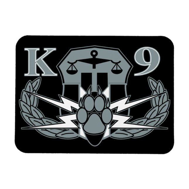 Sprengstoffdetektor K-9-Insignia-Magnet Magnet (Horizontal)