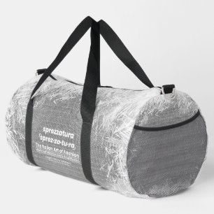 SPREZZATURA: DIE ITALIENISCHE MODEKUNST-BlackDenim Duffle Bag