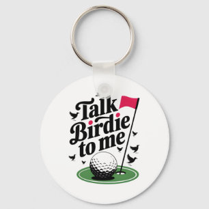 Sprich Birdie mit mir Funny golf puff Schlüsselanhänger