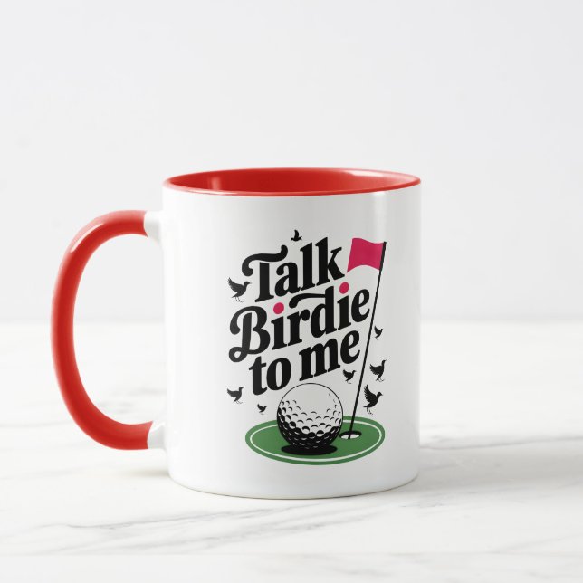 Sprich Birdie mit mir Funny golf puff Tasse (Links)