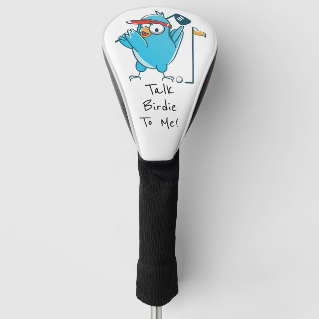 Sprich Birdie mit mir!Golf Head Cover Golf Headcover (Vorderseite)
