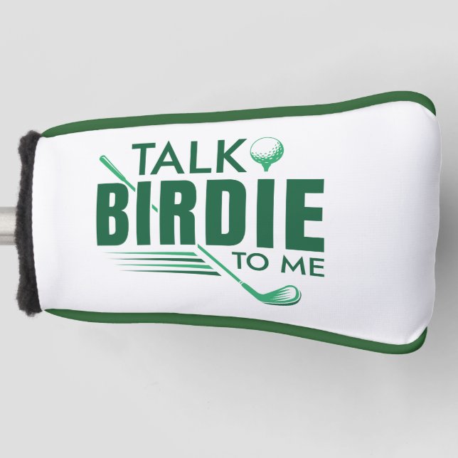 Sprich Birdie mit mir Golf Headcover (Vorderseite)